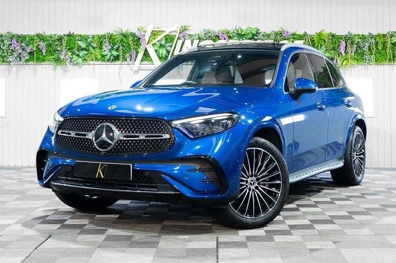 Blue Used 2023 Mercedes GLC300 AMG line SUV | £46,200 - Image 1/4