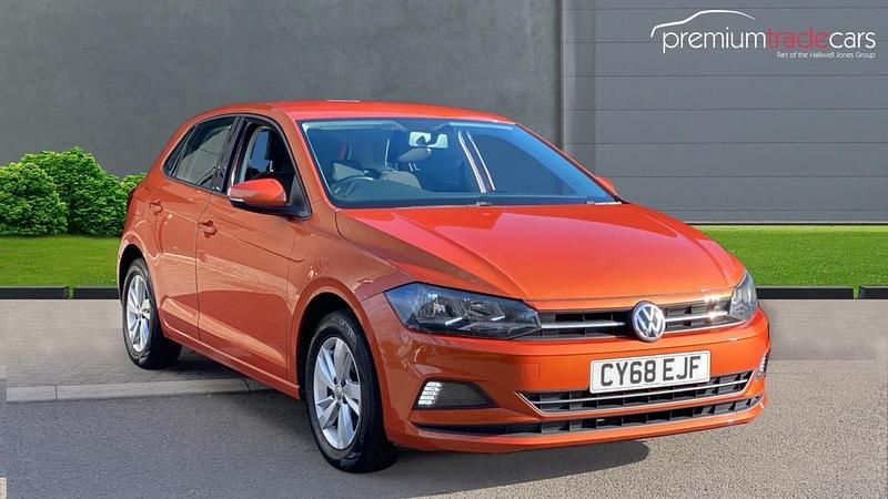 Orange Used 2018 VW Polo SE Hatchback | £9,749 (Good price) - Image 1/4