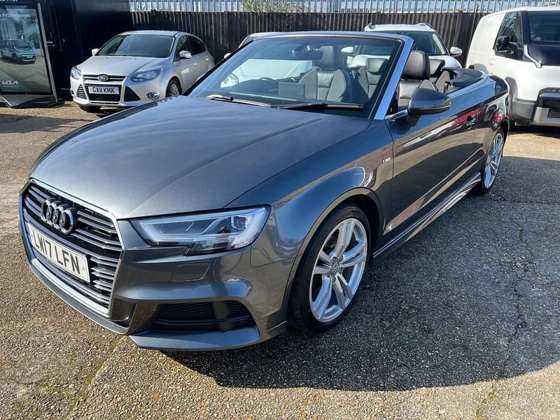 Used Audi A3 Cabriolet S-Line 147 HP (108 kW) 2017 Grey Cabriolet