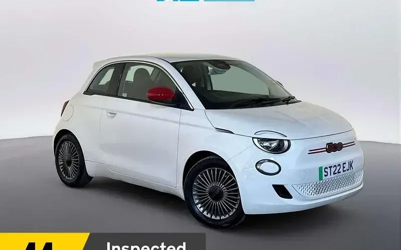 Used Fiat 500e Red 69 kW (95 HP) 2022 Hatchback