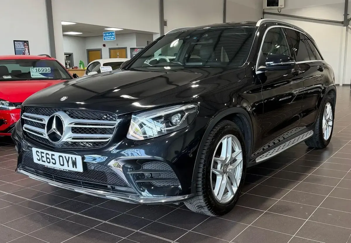 Used Mercedes GLC220 AMG line 2016 Black SUV