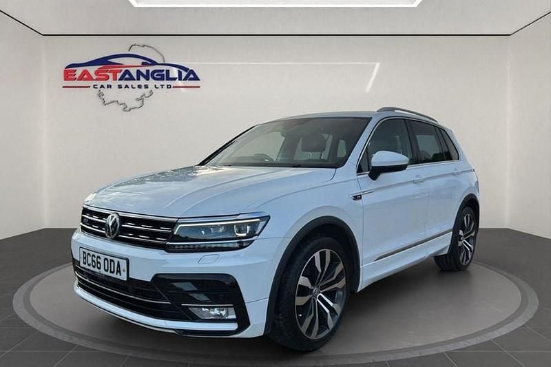 White Used 2017 VW Tiguan R-line SUV | £16,995 (Fair price) - Image 1/1