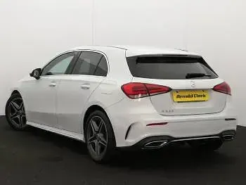 Used Mercedes A200 AMG line 163 HP (119 kW) 2020 White Hatchback