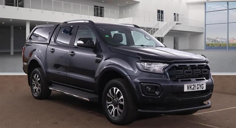 Grey Used 2021 Ford Ranger Wildtrack Pickup | £17,450 (Super price) - Image 1/4
