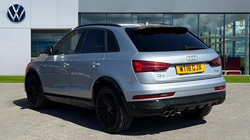 Used Audi Q3 Black Edition 150 HP (110 kW) 2018 Silver SUV
