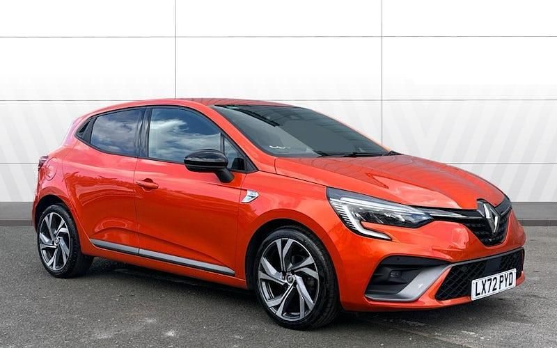 Used Renault Clio V RS Line 90 HP (66 kW) 2023 Orange Hatchback