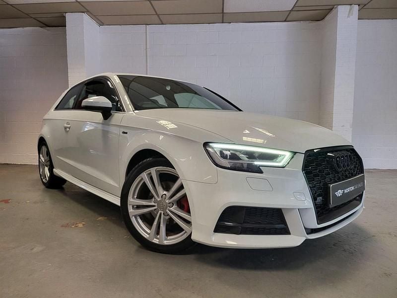 White Used 2016 Audi A3 S-Line Hatchback | £8,995 (Expensive) - Image 1/4