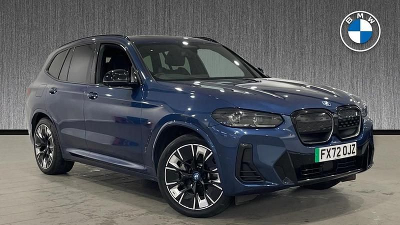 Blue Used 2022 BMW iX3 M Sport SUV | £28,499 (Fair price) - Image 1/4