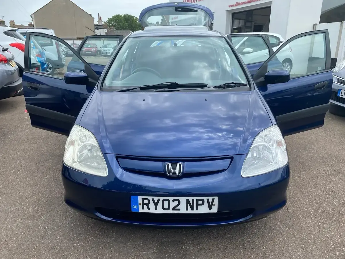 Used Honda Civic SE 110 HP (80 kW) 2002 Blue Hatchback