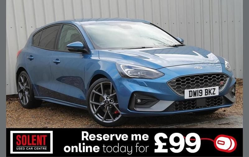 Blue Used 2019 Ford Focus ST Hatchback | £15,490 (Good price) - Image 1/3