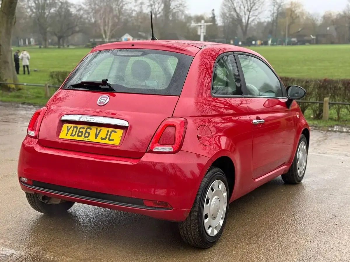 Used Fiat 500 Pop 69 HP (50 kW) 2016 Red Hatchback
