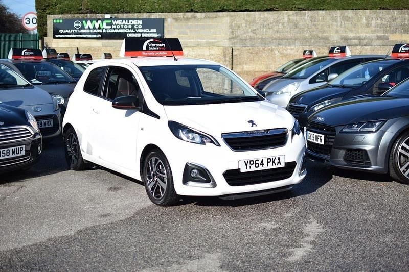 Used Peugeot 108 Allure 82 HP (60 kW) 2014 White Hatchback