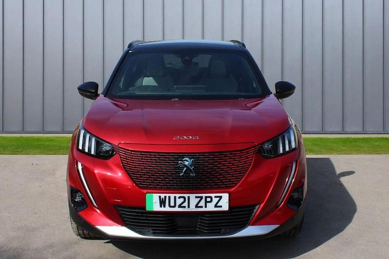 Used Peugeot e-2008 Premium 98 kW (134 HP) 2021 Red SUV