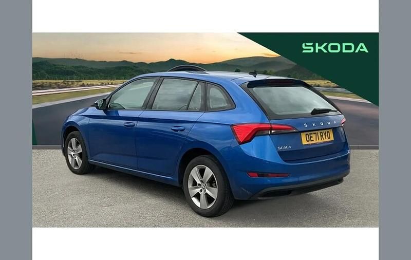 Used Skoda Scala SE 150 HP (110 kW) 2022 Blue Hatchback
