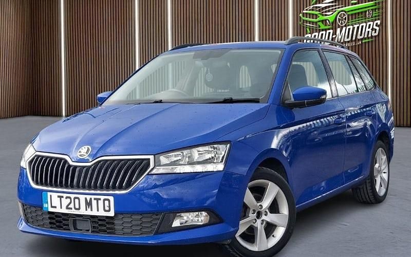 Used Skoda Fabia SE L 95 HP (69 kW) 2020 Blue Estate