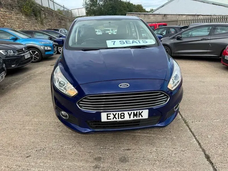 Used Ford S-MAX Zetec 160 HP (117 kW) 2018 Blue MPV