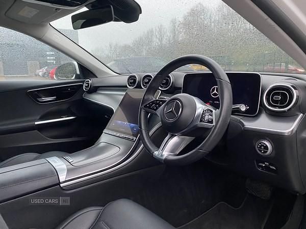 Used Mercedes C220 2022 White Estate