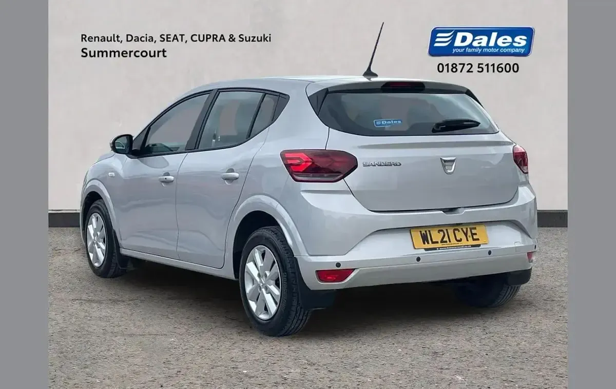 Used Dacia Sandero Comfort 90 HP (66 kW) 2021 Grey Hatchback