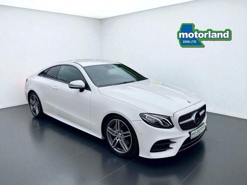 White Used 2017 Mercedes E220 AMG line Coupe | £17,999 (Expensive) - Image 1/4