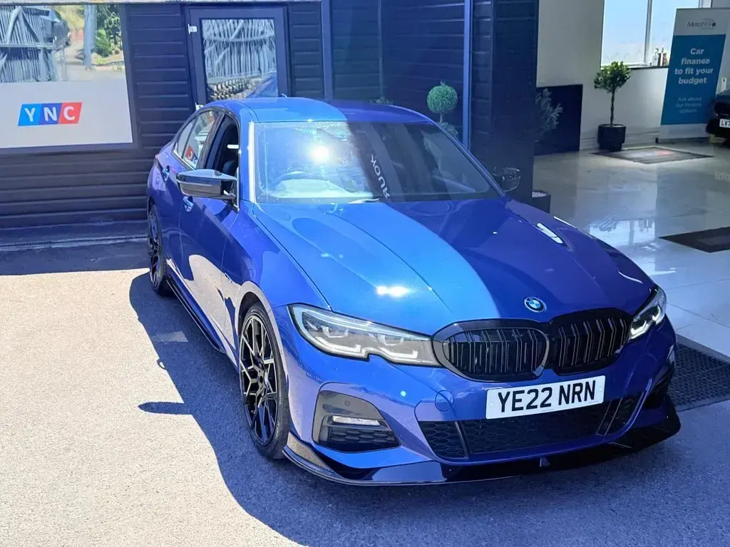Used BMW 330e M Sport 288 HP (211 kW) 2022 Blue Sedan