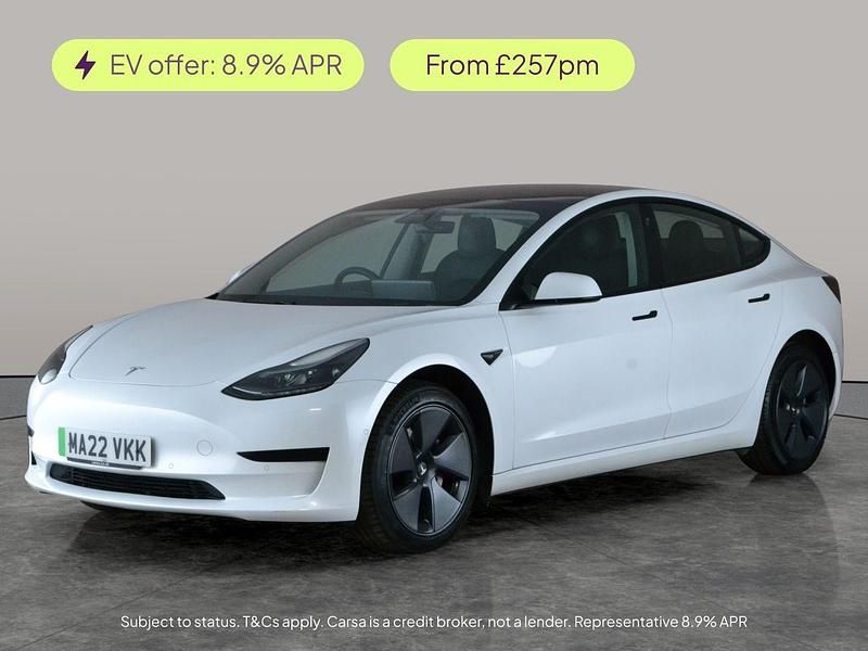 Used Tesla Model 3 Standard Range 208 kW (283 HP) 2021 White Sedan