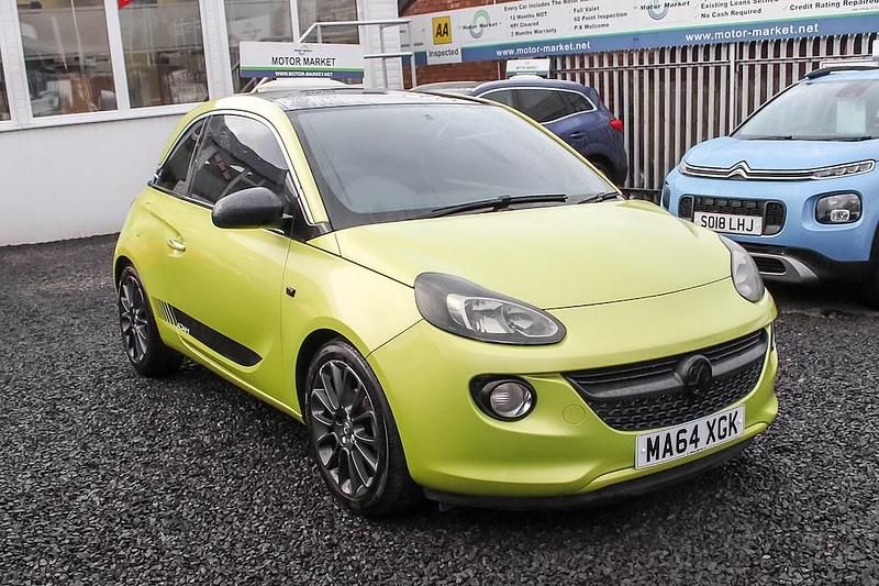 Used Vauxhall Adam Glam 70 HP (51 kW) 2014 Green Hatchback