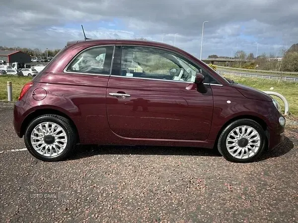 Used Fiat 500 Lounge 69 HP (50 kW) 2019 Red Hatchback