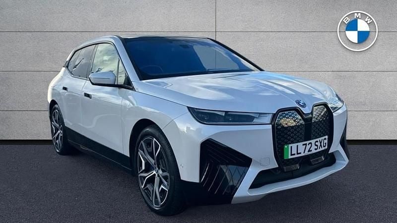 White Used 2022 BMW iX M Sport SUV | £38,757 (Fair price) - Image 1/4