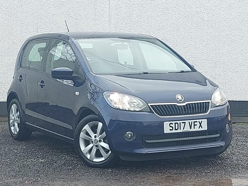 Used Skoda Citigo SE L 60 HP (44 kW) 2017 Blue Hatchback