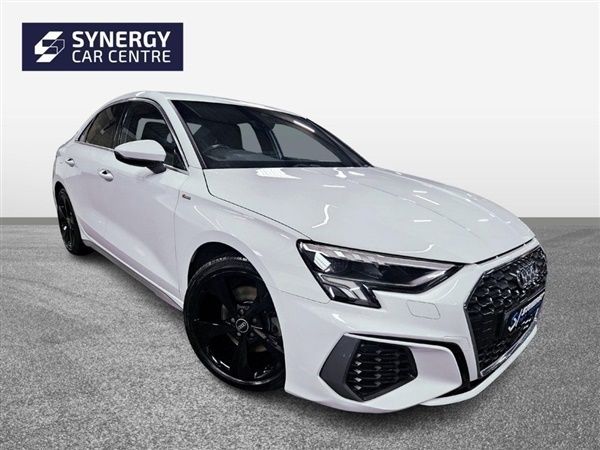 White Used 2021 Audi A3 S-Line Sedan | £15,990 (Fair price) - Image 1/1