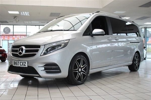Silver Used 2017 Mercedes V220 AMG line MPV | £34,490 (Fair price) - Image 1/3