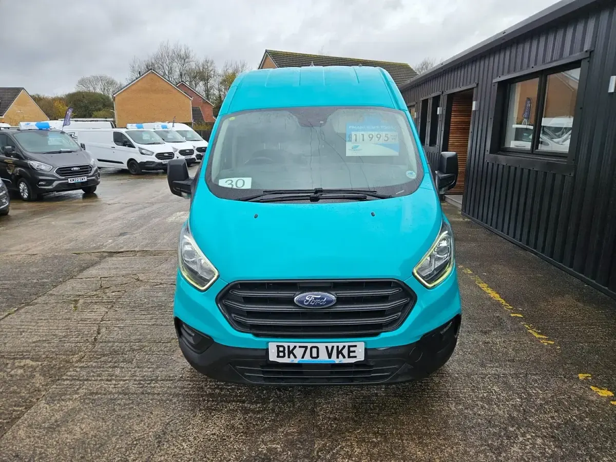 Used Ford Transit Custom Trend 130 HP (95 kW) 2020 Green Van
