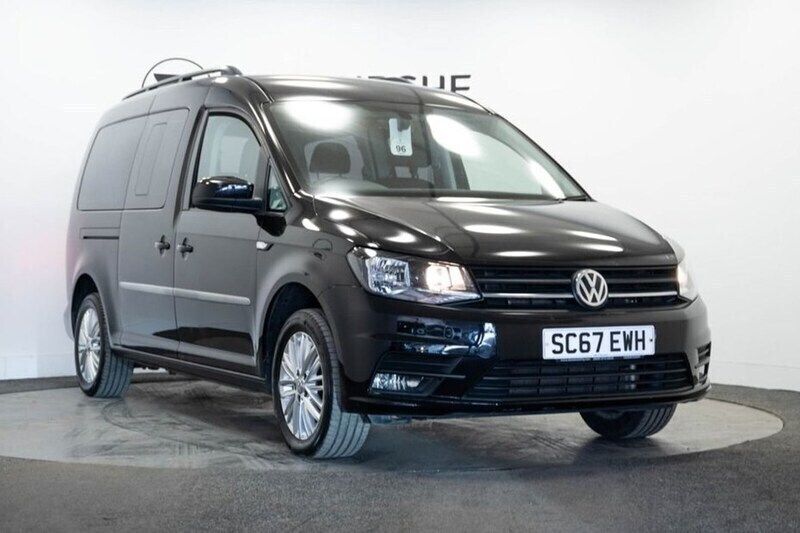 Black Used 2018 VW Caddy Maxi Life S MPV | £14,499 (Super price) - Image 1/1