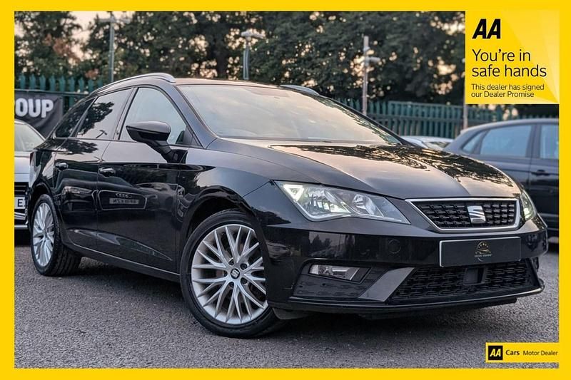 Black Used 2017 Seat Leon ST SE Dynamic Estate | £8,378 (Fair price) - Image 1/4