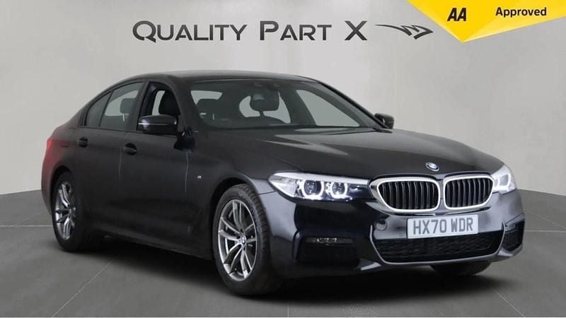 Black Used 2020 BMW 520 M Sport Sedan | £19,544 (Super price) - Image 1/3