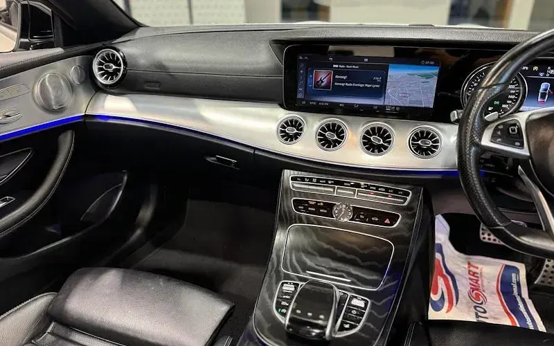 Used Mercedes E350 AMG line 258 HP (189 kW) 2018 White Cabriolet