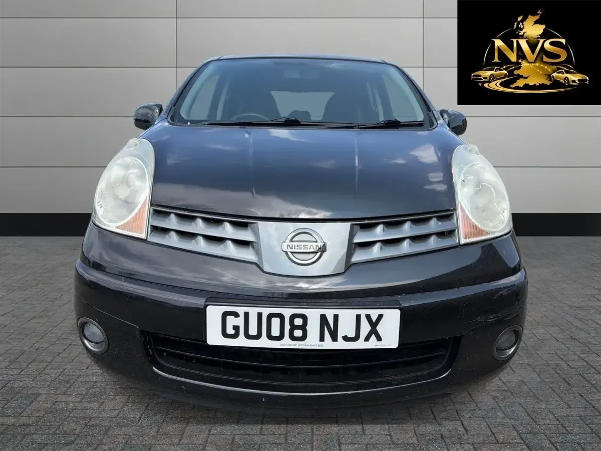 Used Nissan Note Acenta 88 HP (64 kW) 2008 Black Hatchback