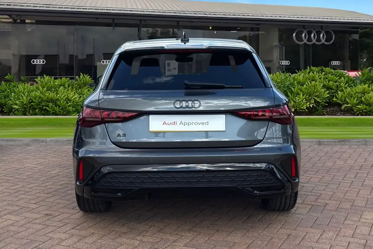 Used Audi A3 Black Edition 150 HP (110 kW) 2025 Grey Hatchback