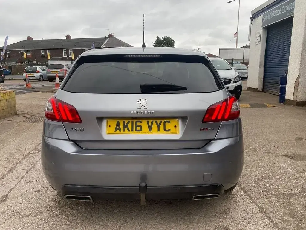 Used Peugeot 308 GT-line 150 HP (110 kW) 2016 Grey Hatchback