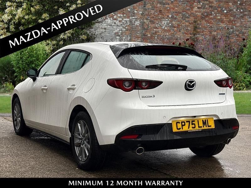 New Mazda 3 Center-Line 2025 White Hatchback