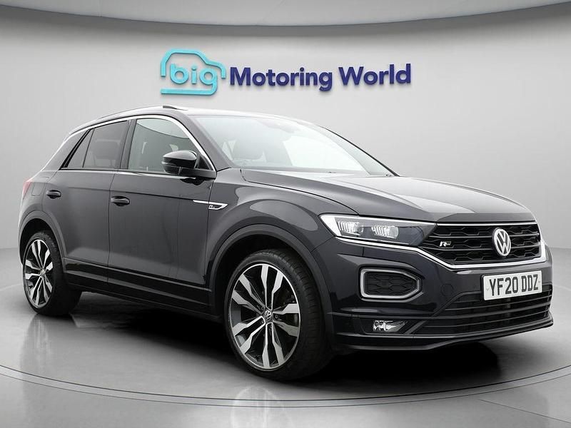 Black Used 2020 VW T-Roc R-line SUV | £19,500 (Fair price) - Image 1/4