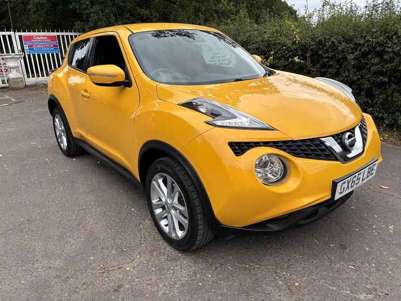 Yellow Used 2015 Nissan Juke Acenta Premium SUV | £3,295 (Fair price) - Image 1/4