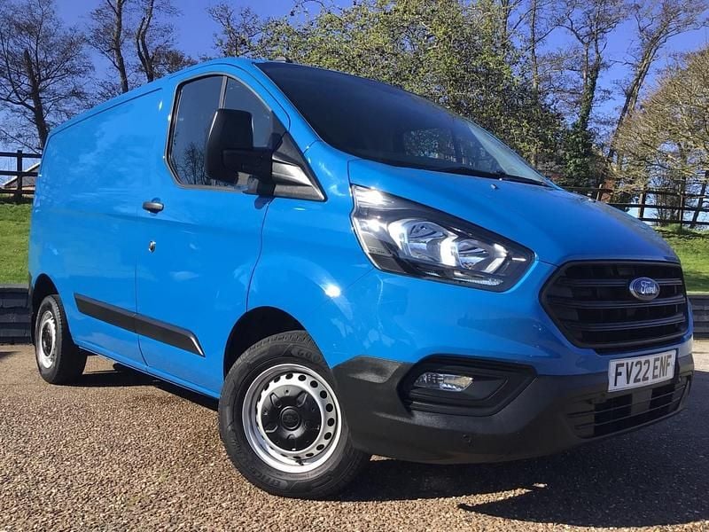 Used Ford Transit Custom 105 HP (77 kW) 2022 Blue Van