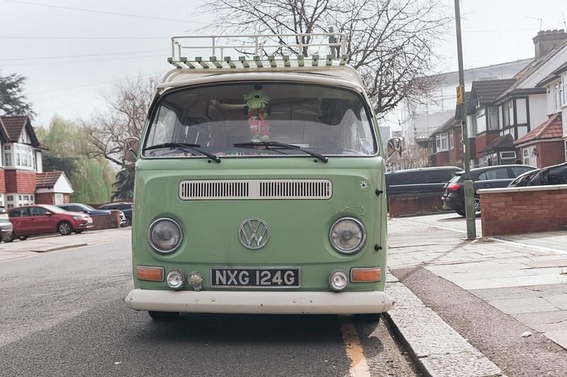 Used VW T2 1969 White green Van