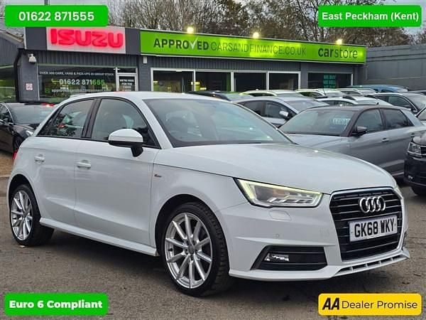 White Used 2018 Audi A1 S-Line Hatchback | £13,899 (Fair price) - Image 1/4