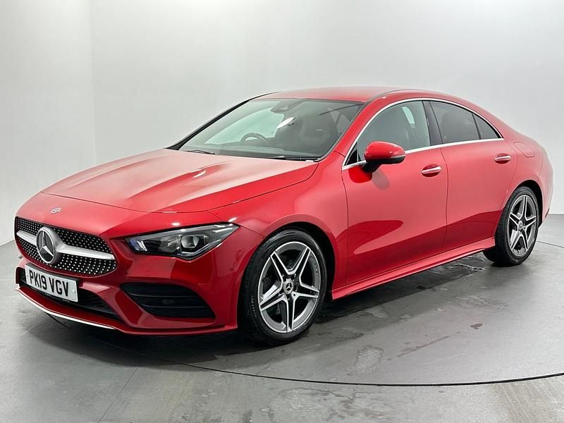 Used Mercedes CLA200 AMG Line Premium 163 HP (119 kW) 2019 Red Coupe