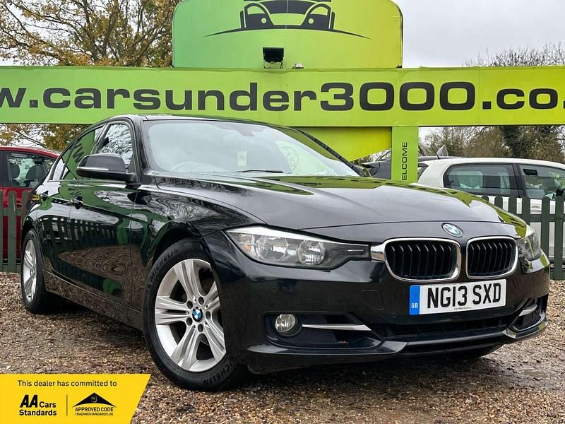 Black Used 2013 BMW 320 Sport Line Sedan | £6,325 (Fair price) - Image 1/4