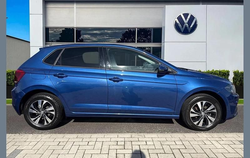 Used VW Polo Match 95 HP (69 kW) 2021 Blue Hatchback