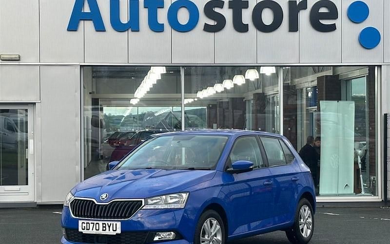 Blue Used 2021 Skoda Fabia SE Hatchback | £8,450 (Fair price) - Image 1/4