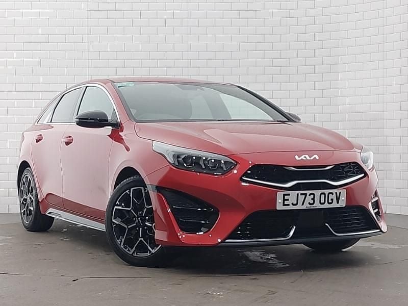 Red Used 2023 Kia ProCeed GT-Line Estate | £20,798 (Fair price) - Image 1/4